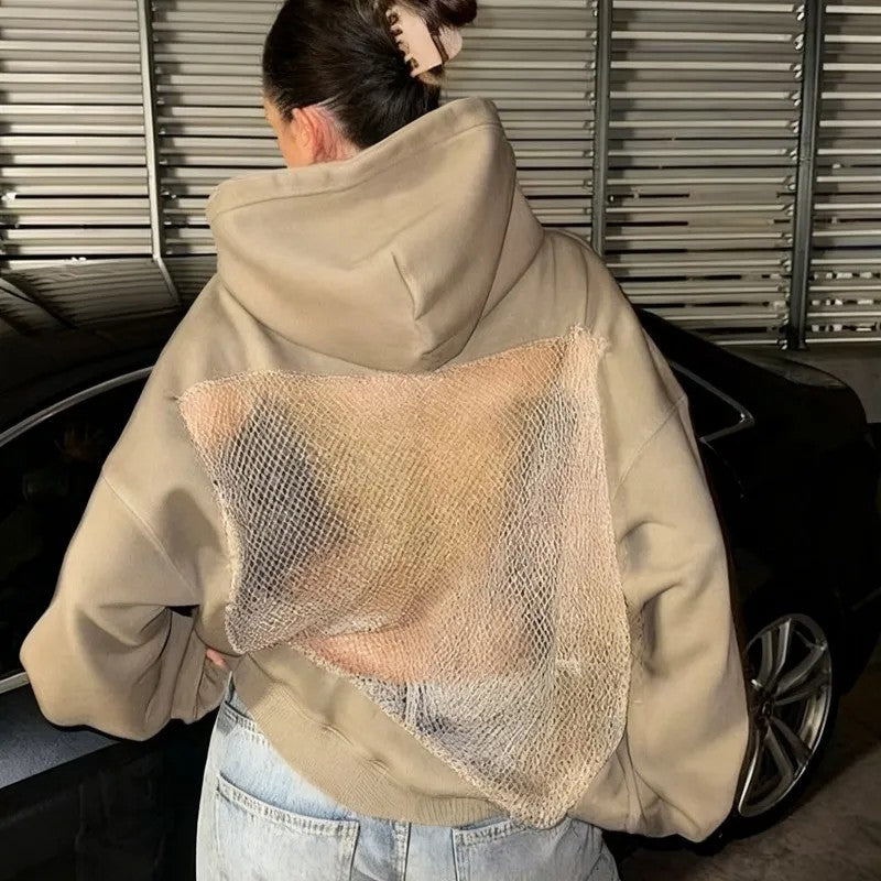 Mesh Back Hoodie
