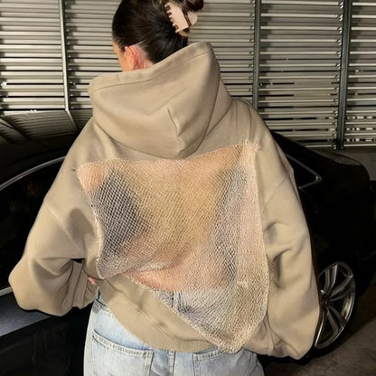 Mesh Back Hoodie